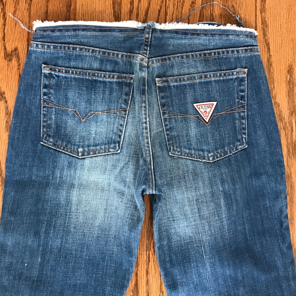 Vintage Guess Bootcut raw waist jeans size 26